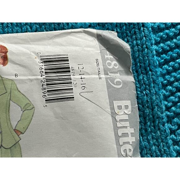 Butterick Sewing pattern 4819 suit top skirt blazer pant size 12 14 16 - Picture 2 of 10